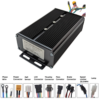 Kit de Conversion Vélo Électrique E-bike Moteur Moyeu Brushless 72V 3000W 5000W 8000W avec Écran LCD et Paramètres APP