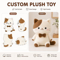 Peluche personnalisée de momie pour Halloween, en tissu polyester doux, rembourrée en coton PP, adorable poupée momie en peluche pour cadeau d'Halloween