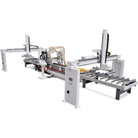 Ligne d'assemblage flexible à haute fréquence pour portes d'armoires et placards, avec perception automatique intelligente CNC pour le travail du bois