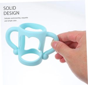 Zeotai - Asas de Silicona para Biberones de Bebés y Niños Pequeños, Paquete de 2, Agarre Suave para Biberones de Cuello Estrecho - Product Image 5