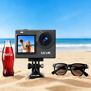 Videocamera d'Azione SJ6 Ultra Impermeabile con Attivazione Vocale, Angolo di Visione 165°, Doppio Schermo, Registratore 4K Anti-Shake con Visione Notturna - Product Image 1