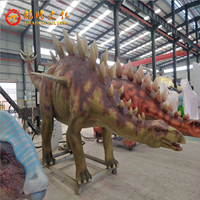 Date énorme Offre Spéciale durable attrayant Stegosaurus robot animatronique Dinosaure Pour parc d'attractions