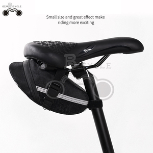 Bolsa de asiento de bicicleta, bolsa de sillín de bicicleta debajo del asiento Paquete de asiento de ciclismo con carcasa 3D - Product Image 2