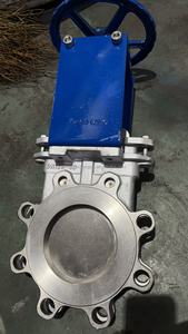 DN100 Carbon Steel Knife Gate PN10/16 Pneumatic Resilient Seated Knife Gate for Water Treatment System - Product Image 6