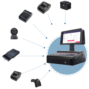 เครื่องบันทึกเงินสดระบบสัมผัสหน้าจอคู่อัจฉริยะขนาด 15.6 นิ้ว พร้อม Wi-Fi  แบบ All-in-One สำหรับร้านขายเสื้อผ้า ร้านขายยา ร้านอาหาร รุ่น K11 - Product Image 1