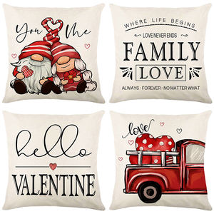 Наволочки с надписью «Hello Valentine Love Forever», 18x18 дюймов - Product Image 4