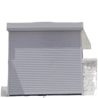 Porte à enroulement en alliage d'aluminium moderne, personnalisée, étanche, antirouille, électrique, automatique, télécommandée, insonorisée pour