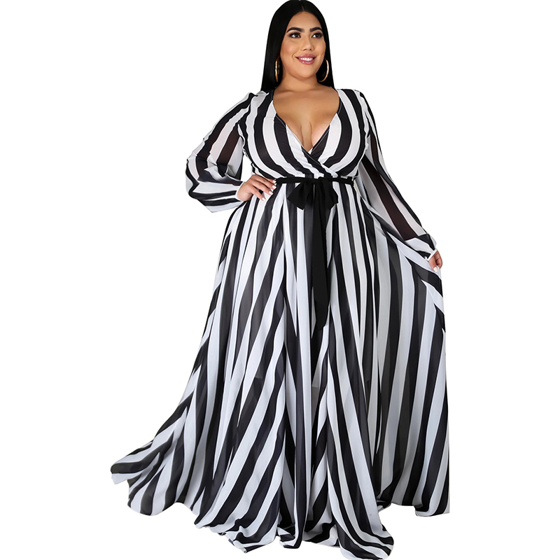 Robes de soirée à manches longues