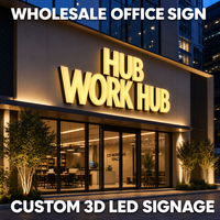 Enseigne lumineuse vintage personnalisée en lettres marquées, bandes LED 3D, logo publicitaire, devanture de magasin, IP65, cafés, bars, cliniques