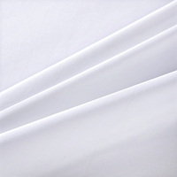 Ensemble de literie d'hôtel 5 étoiles moderne et simple en satin tissé 300 fils en polyester/coton, personnalisable avec logo, blanc, lavable en machine, respirant