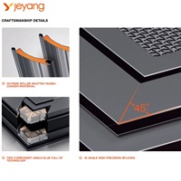 Fenêtre à Volet Roulant en Aluminium Systématisé avec Stores Intégrés, Double Vitrage, Étanche, Économe en Énergie, Ombrage Intégré