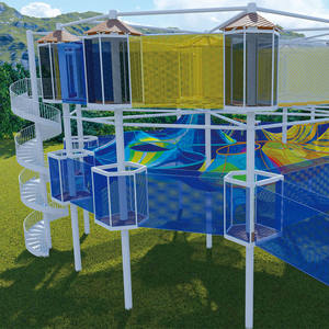Filet d'escalade pour enfants en plein air en nylon résistant aux UV, tissé à la main, arc-en-ciel, design personnalisé, capacité maximale de 20+ pour la communauté - Product Image 2