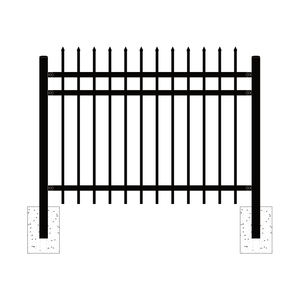 Panneau de clôture de haute qualité avec trou pré-coupé pour passage de câbles et de tuyaux - Product Image 3