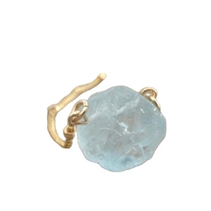 Collana <span class=keywords><strong>acquamarina</strong></span> naturale da donna March pietra preziosa <span class=keywords><strong>gioielli</strong></span> <span class=keywords><strong>con</strong></span> maglia a sfera ciondolo perline di cristallo collana regalo - Product Image 1