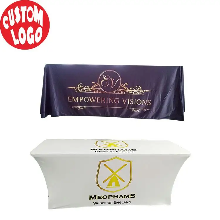 With Custom Logo Printing For Event Popular Top Grade white wedding tablecloth