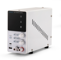 Catu Daya DC 300W 0-30V 10A Mini Programmable Triple Display CV CC USB Type C MODBUS Output Tunggal Casing Logam untuk Perbaikan Laboratorium
