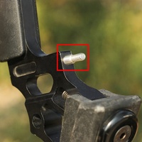 Adaptateur de boulon à filetage de vis stabilisateur d'arc de tir à l'arc Kit de contrepoids d'arc et de flèche de conversion d'équilibre