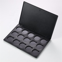Palet Eyeshadow Profesional 15 Warna Label Pribadi Bahan Daur Ulang Ketebalan 1.8MM Kemasan Magnetik Kustom untuk