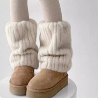 Chaussettes d'hiver épaisses et moelleuses pour femmes - Conception chaude fabriquée à Hebei