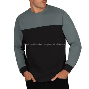 联合服装男士长袖四分之一拉链羊毛2色运动衫身体合身可持续透气运动衫