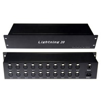 Contrôleur DMX Artnet 16 ports, contrôleur de pixels LED DMX Artnet vers contrôleur DMX Artnet pour événements, soirées, discothèques, DJ, concerts
