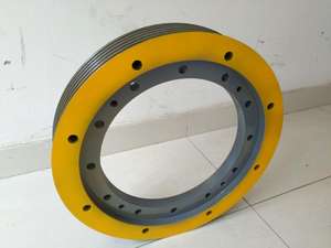 होटल के उपयोग के लिए लिफ्ट ट्रैक्शन व्हील डिफ्लेक्टर शीव स्टील सामग्री - Product Image 6