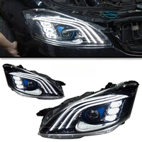 Phares de remplacement à LED pour Mercedes-Benz Classe S W221 2005-2013, avec feux de jour et clignotants, ensemble de phares améliorés