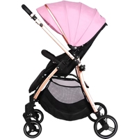 Poussette pliante légère JXB pour bébé, livraison rapide, landau bidirectionnel portable pour l'extérieur