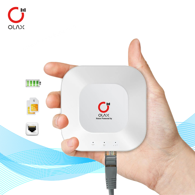 Olax Mt30 4g Wifi Router Cpe with 4000mah Battery Cat4 Wireless Wifi Router Wifi6 Mifi 150mbps Portable Device 4g Hotspots
