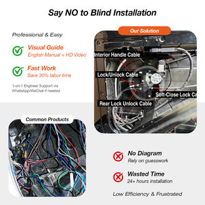 Mekanisme Pintu Geser Elektrik Otomatis untuk Hiace Vito Sprinter Starex MPV Van Suku Cadang Pengganti Aftermarket - Product Image 4