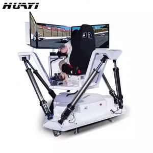 Indoor 3 Screens 6 DOF Motion Platform Virtual Reality Simulator Racing Car Game <b>Machine</b> Metal <b>Amusement</b> Educational Shopping - Product Image 4