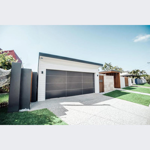 Portes de <span class=keywords><strong>garage</strong></span> en panneaux composites isolés Alucobond, surface finie pour application en entrepôt, porte basculante - Product Image 4
