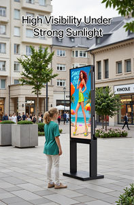 55 65 pouces moins bruyant anti-éblouissement 4K Anto luminosité ajuster la signalisation numérique extérieure - Product Image 6