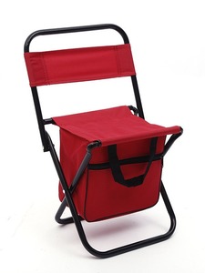 Folding Fishing Chair With Cooler <b>Bag</b> Camouflage Outdoor Portable Chair For Camping <b>Beach</b> Garden Use - Product Image 2