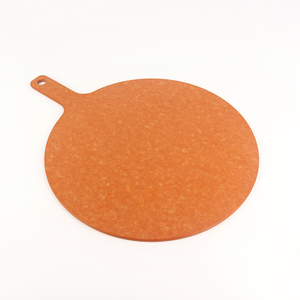 Tablero de <span class=keywords><strong>pizza</strong></span> redondo de fibra de madera de alta calidad, tablero de queso para hornear alimentos para restaurante de cadena - Product Image 2