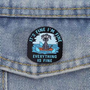 Épingle mignonne en métal peinte en forme de chiot avec placage nickel noir, en alliage de zinc, accessoire de vêtement amusant sur le thème des animaux de compagnie - Product Image 2