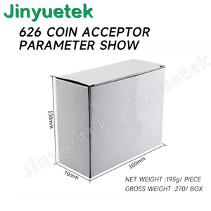 JY CA-626M Sélecteur de pièces multi-monnaies haute précision en plastique et métal, garantie 1 an, pour machines d'arcade, distributeurs automatiques et laveries, version anglaise - Product Image 3