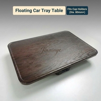 Table flottante universelle pour voiture, rotation à 360°, plateau pour ordinateur portable et nourriture, pour siège avant et arrière, installation facile et rapide, compatible avec la plupart des modèles de voitures