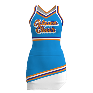 Vestito da Cheerleader blu all'ingrosso Damen allegria a bordo campo - Product Image 3