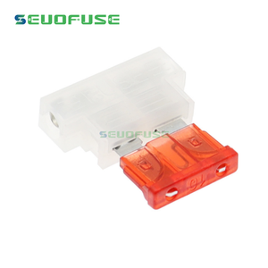 Лидер продаж, прозрачный автомобильный стандартный держатель предохранителя T-типа для автомобильного лодочного грузовика ATC/ATO Blade предохранитель ATC держатель предохранителя с клеммами - Product Image 4