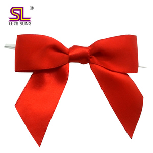 <span class=keywords><strong>Noeud</strong></span> en <span class=keywords><strong>ruban</strong></span> de satin décoratif fait main <span class=keywords><strong>avec</strong></span> attache torsadée pour emballage <span class=keywords><strong>cadeau</strong></span> - Product Image 1