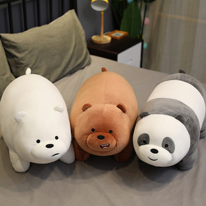 Peluche We <span class=keywords><strong>Bare</strong></span> <span class=keywords><strong>Bears</strong></span>, Tre Orsetti Morbidi, Cuscino Lungo per Ragazze, Super Morbido per Abbracciare e Dormire - Product Image 4
