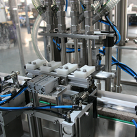 Machine de remplissage et de bouchage automatique de bouteilles de 550 ml pour eau minérale et huile, avec servomoteur