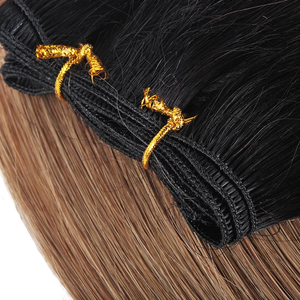 ผมต่อแบบแฮนด์ไทด์ รัสเซีย เกรดพรีเมียม แท้ 100%  แบบดับเบิ้ลดรอน สีบลอนด์หรูหรา - Product Image 3