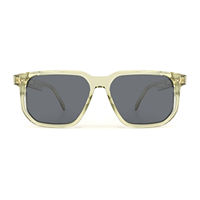 Lunettes de soleil surdimensionnées à monture intégrale en acétate de qualité supérieure, rétro, polarisées, carrées, légères, prêtes pour l'été, protection UV, logo personnalisé, 1 pièce minimum