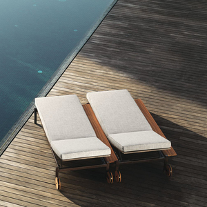 Decoout Factory Sale Modern Design <strong>Outdoor</strong> <strong>Daybed</strong> Garden Patio Aluminum Double <strong>Daybed</strong> - Product Image 6