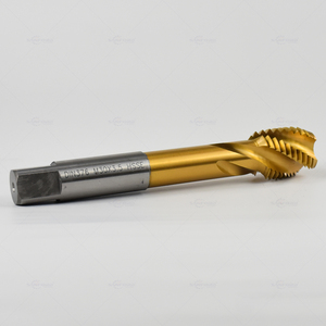 Taraud à spirale haute précision avec revêtement en titane pour la fabrication de filetages en acier - Product Image 6