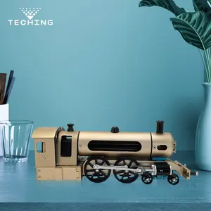 एड्यूइऑन कोल्टन खिलौनों के लिए टेंग 2-व्हील स्टीम ट्रेन मेटल लोटिव मॉडल रेलवे कार किट