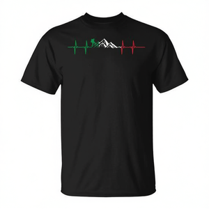 T-shirt italien Heartbeat Mountaineering pour alpinistes - Product Image 2