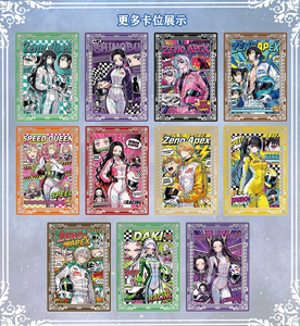 Nuevas Tarjetas Coleccionables LANGHUA Demonslayered, Tarjetas Raras de Metal con Diamantes DS Waifu, Tarjetas de Juego para Niños, Regalos de Colección - Product Image 2